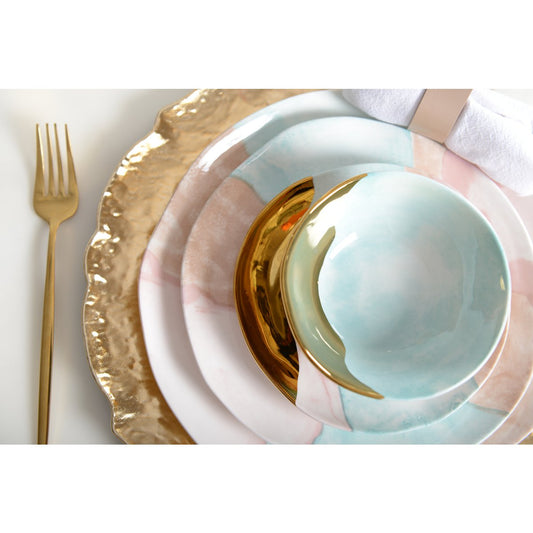 GOUDKLEURIGE PLACEMAT, EEN WARE EYECATCHER.