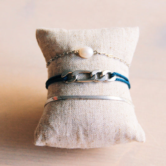 ARMBAND BOA ZILVER